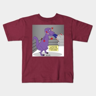 T-Rex Boxing Kids T-Shirt